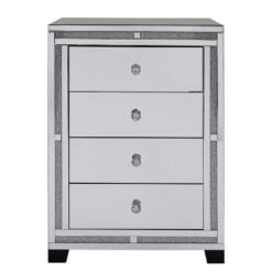 Diamond Glitz 4 Drawer Tallboy Chest