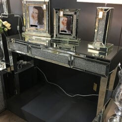 Diamond Glitz Mirrored Console Dressing Table