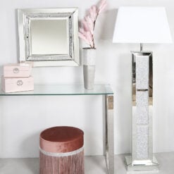 Diamond Glitz Mirrored Floor Lamp