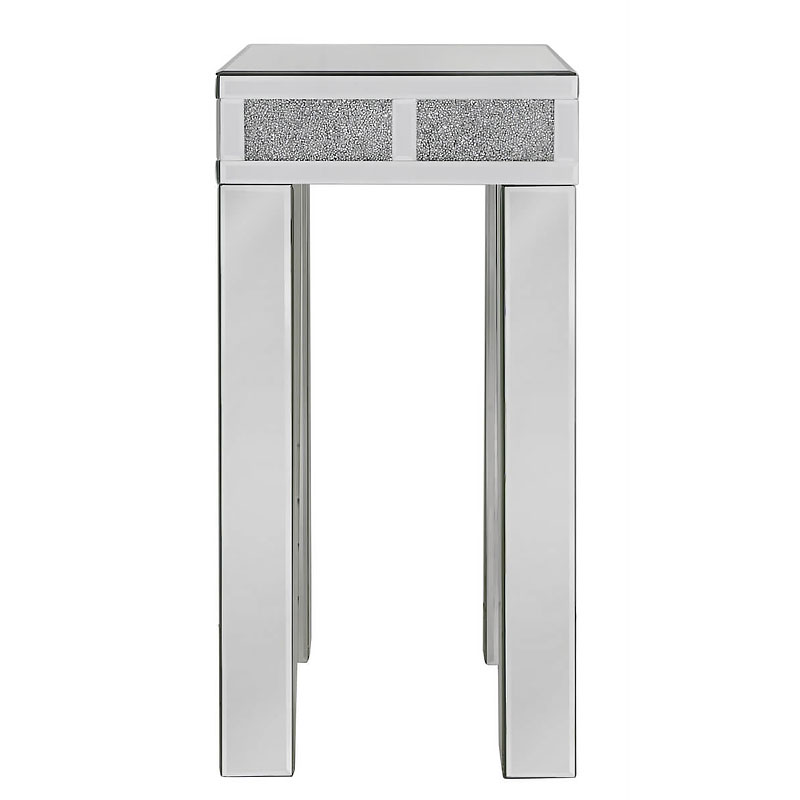Diamond Glitz Mirrored Telephone Table