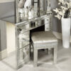 Diamond Glitz Mirrored Dressing Table Stool Picture Perfect Home