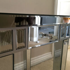 Classic Mirror 1 Drawer Lamp Table