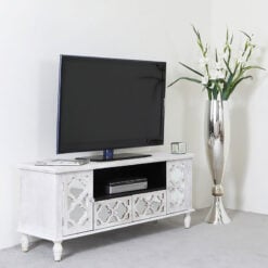 Hampton Mirrored Tv Cabinet Picture, Mirrored Tv Console Table