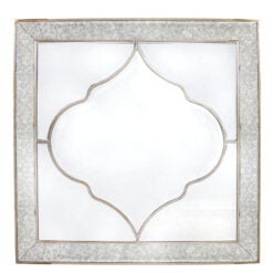 Sahara Marrakech Moroccan Mirrored Gold Large Marbled Wall Mirror