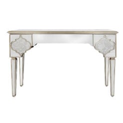 Sahara Gold Mirrored 3 Drawer Console Table