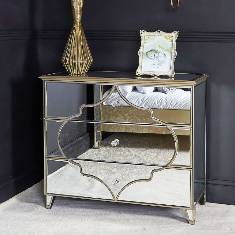 Mirrored Chest of Drawers Picture Perfect Home