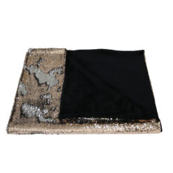 Silver and Rose Gold Mermaid Sequin Throw