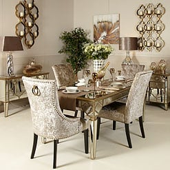 Mirrored Dining Room Furniture