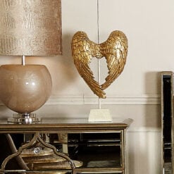 Gold Angel Wings Sculpture