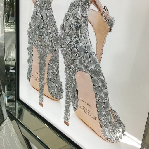 Jimmy Choo Stiletto Mirrored Picture Frame Wall Art