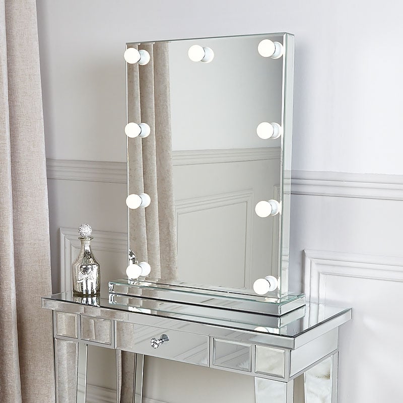 vanity dresser with lights