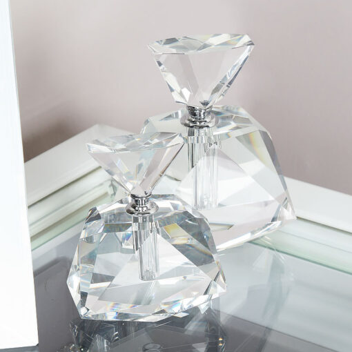 Large Crystal Perfume Bottle Decoration Ornament