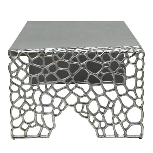 Annabelle Coffee Table With Cut-out Circle Clusters And Grey Wood