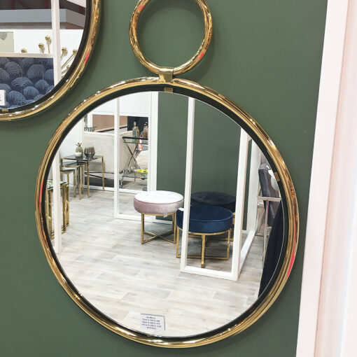 Lysander 83cm Medium Gold Wall Mirror