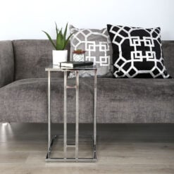Bailey Stainless Steel Sofa Table Laptop Table Side End Table