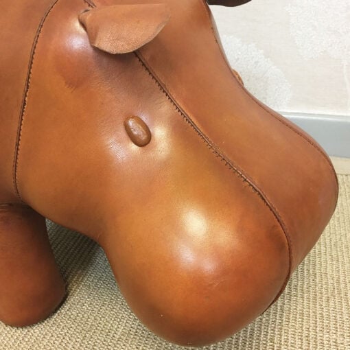 Genuine Handmade Omersa Style Leather Hippo Character Animal