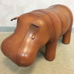 Genuine Handmade Omersa Style Leather Hippo Character Animal