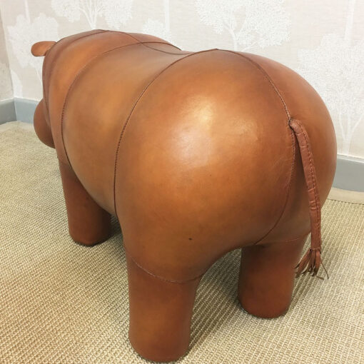 Genuine Handmade Omersa Style Leather Hippo Character Animal