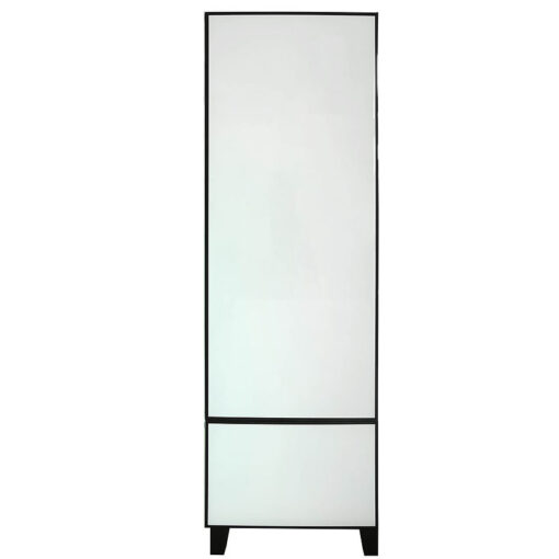 Madison White Premium Mirrored Glass 2 Drawer 2 Door Wardrobe