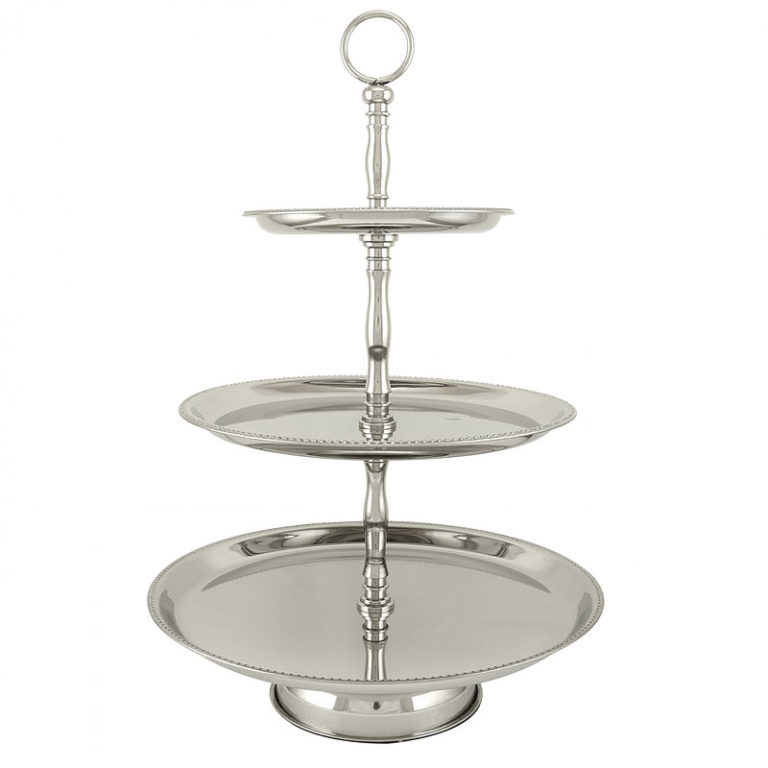 Stainless Steel 3 Tier Cake Stand 56cm | Picture Perfect Home