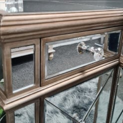 Belfry Champagne Gold Mirrored TV Cabinet