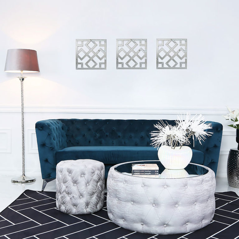 Small Diamond Geometric Mirror Wall Art 40cm Picture Perfect Home