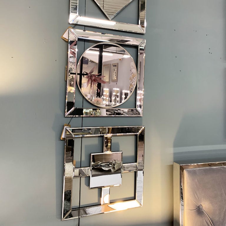 Small Square Mirror Wall Art 40cm Picture Perfect Home