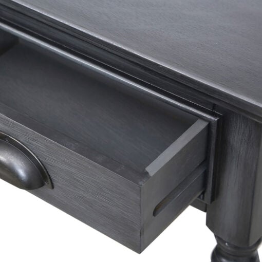 Arabella Grey Wood Medium 3 Drawer Console Table Hallway Table