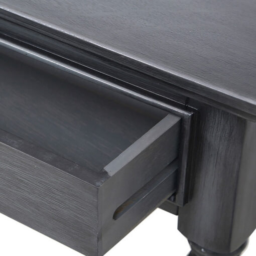 Arabella Grey Wood Medium 3 Drawer Console Table Hallway Table