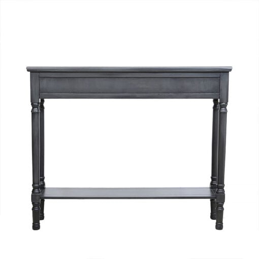 Arabella Grey Wood Medium 3 Drawer Console Table Hallway Table