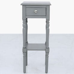Arabella Grey Wood Small 1 Drawer Telephone Table Side Table