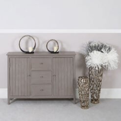 Tristan Taupe Country Cottage Style 2 Door 3 Drawer Sideboard Cabinet