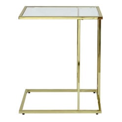 Bailey Gold Metal Sofa Table Laptop Table Side End Table