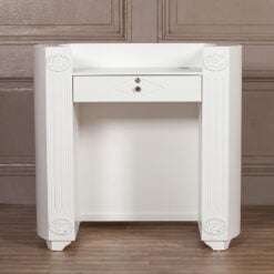 Louis French Style Country House Rococo Hardwood White Desk