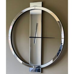 Classic Mirrored Small 50cm Wall Clock