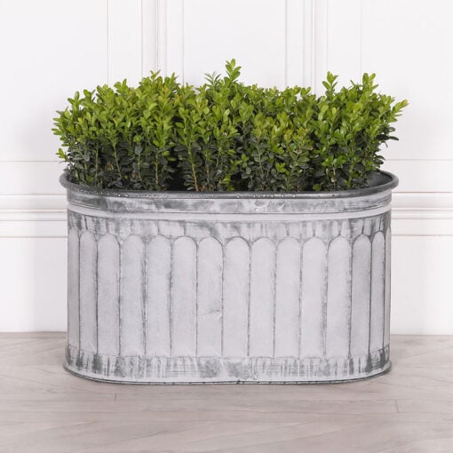 Louis French Style Country House Arched Pattern Metal Planter Medium