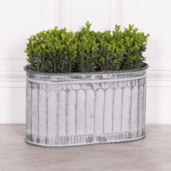 Louis French Style Country House Arched Pattern Metal Planter Medium