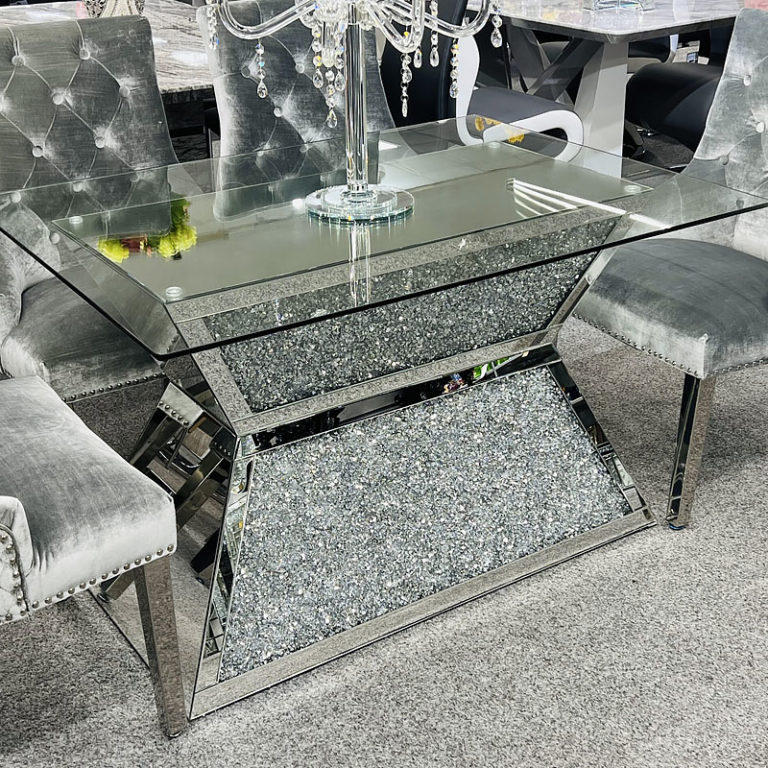 Diamond Crush Mirrored Furniture Picture Perfect Home