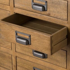 20 Drawer Wooden Draftsman Merchant Industrial Style Chest of Drawers