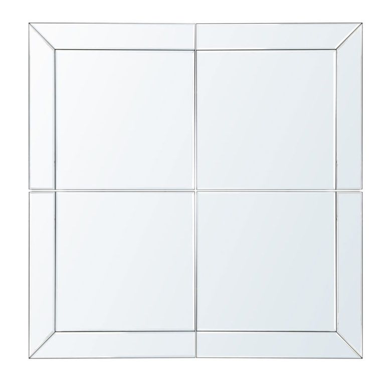 Set of 4 Square Wall Mirrors Picture Perfect Home