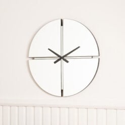 Classic Mirrored Minimalist Round 50cm Wall Clock