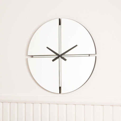Classic Mirrored Minimalist Round 50cm Wall Clock