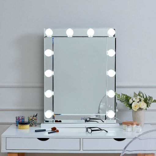 Hollywood Dressing Vanity Makeup Mirror With 12 Light Bulbs