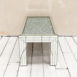 Diamond Crush Mirrored Glass Coffee Table 100cm