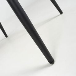 Astoria Blue Brushed Velvet Dining Chair With Black Legs