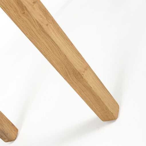 Brixton Grey Weave Linen Effect Dining Bench With Oak Legs 103cm
