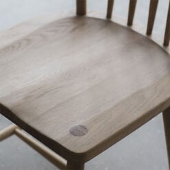 Scandi Nordic Design Solid Oak Spindle Back Dining Chair