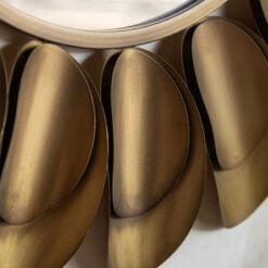 Modern Layered Large Bronze Antique Gold Wall Mirror 94cm