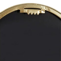 Art Deco 10 Piece Circular Gold Metal Large Wall Mirror 105cm