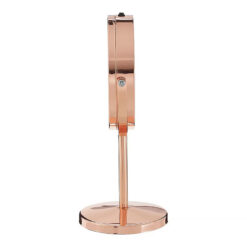 Rose Gold Metal LED Vanity Table Mirror With Magnification